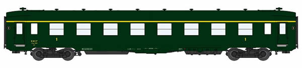 REE Modeles VB-141 - 1st Class French Passenger Coach DEV AO A8 U53